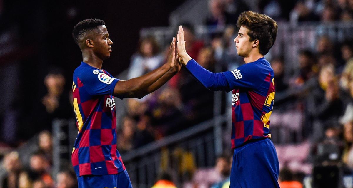 du Barça et ont marqué l'histoire du club. La masia continue de former des jeunes talents comme Riqui Puig, Aleña, Ansu Fati... Certains n'ont pas eu la chance et la confiance de leurs coach et on été transférés à d'autres club.
