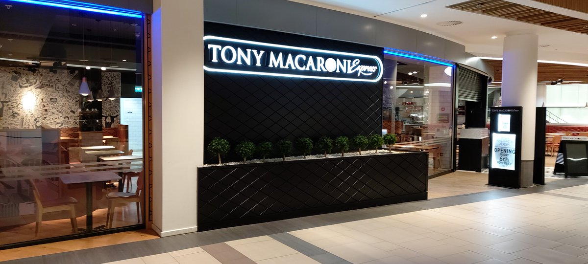 RS_Scotland's tweet photo. Best wishes to Viva Italia Group in their latest branch opening of Tony Macaroni Express at The Hub, East Kilbride. The restaurant is due to open today. Why not pop in for a bite to eat while doing your Christmas Shopping?

#EPOS #Restaurants #Hospitality #Integrations #Payments https://t.co/BUDccBVtHc
