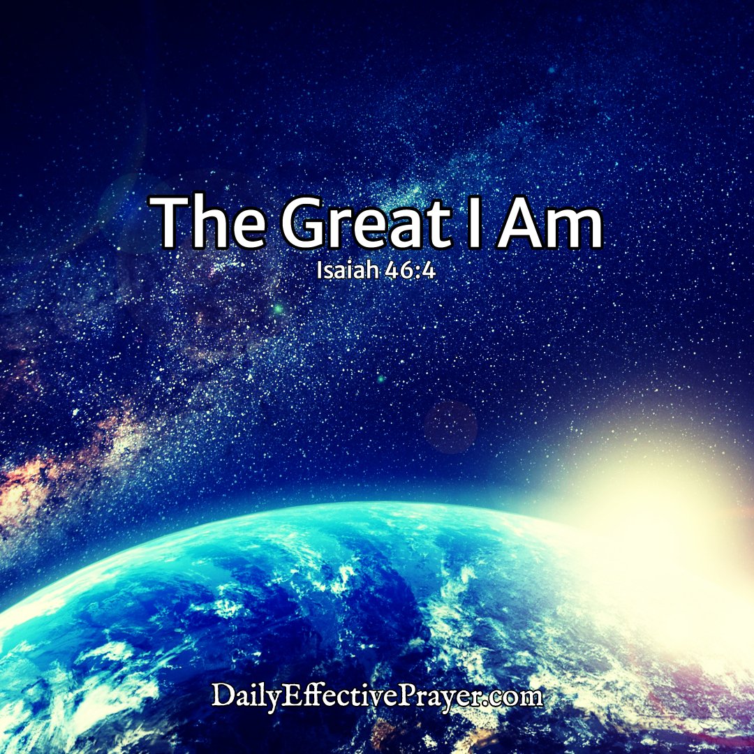 DailyEffectiveP's tweet photo. He is the Great I Am! (Isaiah 46:4) #almightygod #glorytogod #praisehisnameforever #isaiah46 #bible #bibleverse https://t.co/MnOlMpUPhy