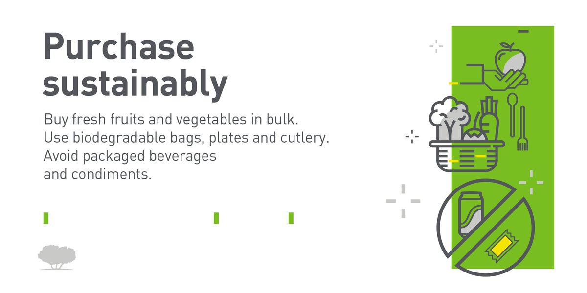 QF's tweet photo. Having a positive impact on the environment starts with individual choices. Buying organic produce and using biodegradable items is another great #sustainable habit to develop! #QSW2020 @QGBC https://t.co/kPdhXiZiW2