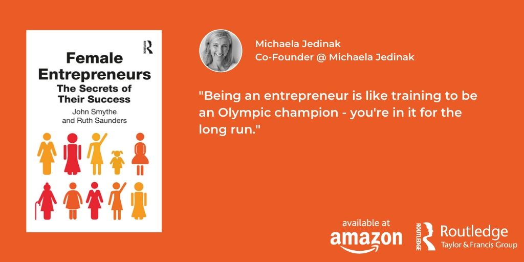Loved hearing about Michaela Jedinak's entrepreneurial journey - disrupting the traditional retail concept by practising slow fashion, reducing carbon footprint and waste. 

Her story is inspirational.