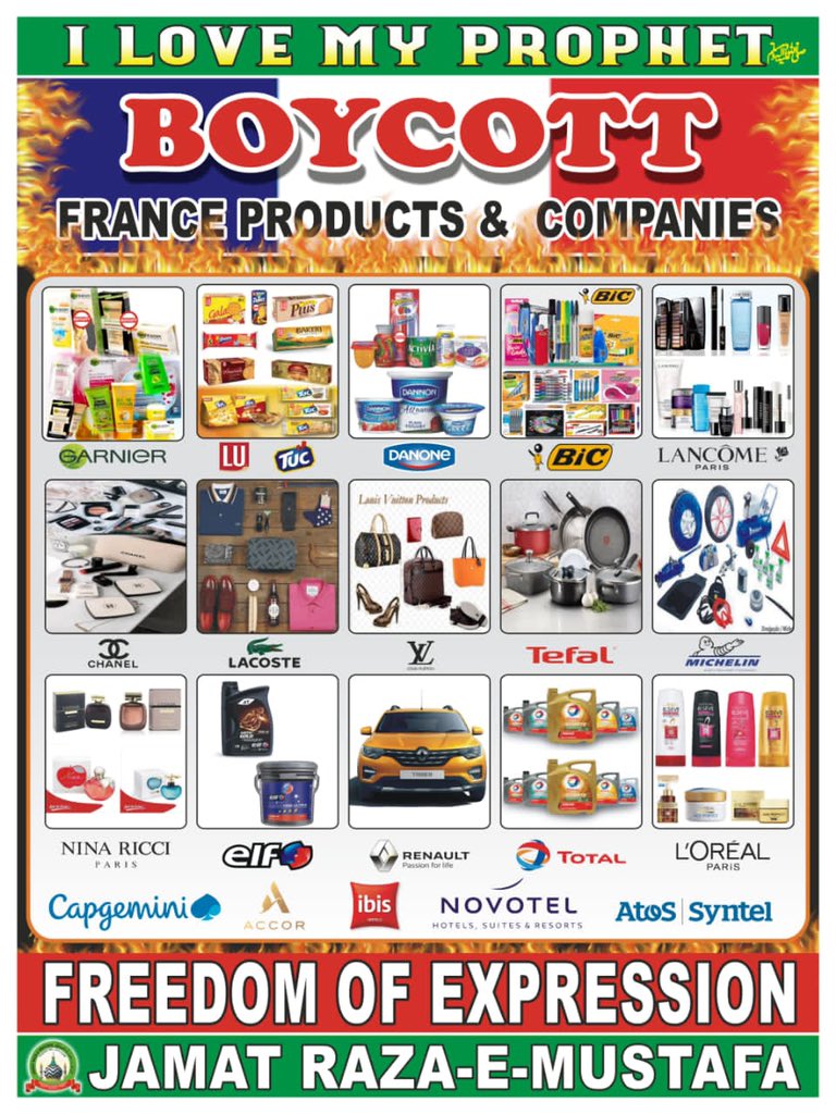 JRMPune's tweet photo. #NoBuyNoSellFranceProducts https://t.co/dGHrVS0w3h