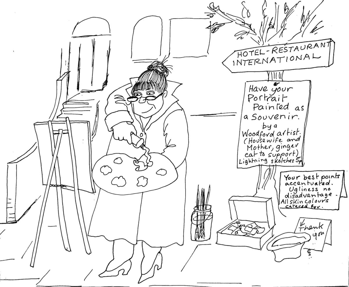 That's most of it. Many thanks to Denise, the niece of my Mum's friends Joyce & Russ (the original recipients), for unearthing this and sending it to me. And thanks for making it through this gargantuan thread. To sign off, here's Mum's cameo appearance again for good measure…