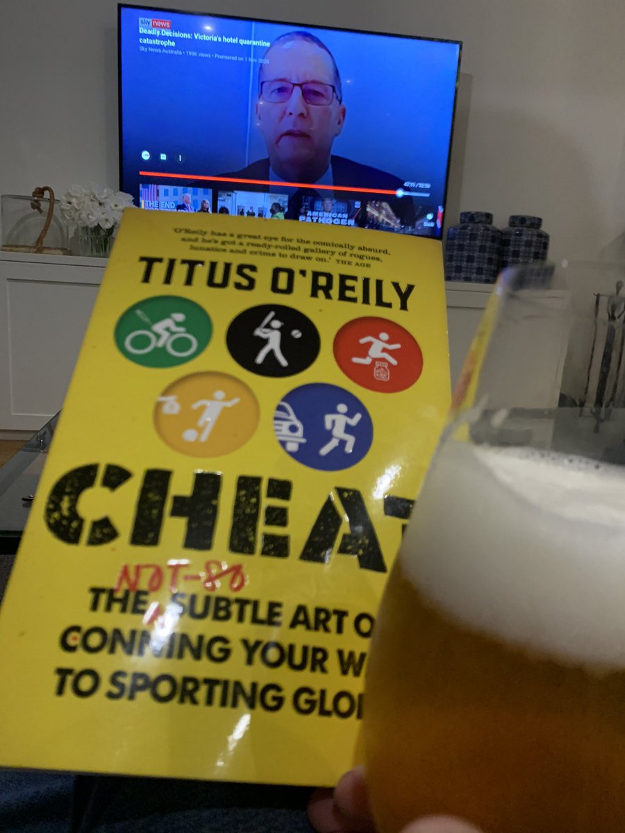 Simon Olive (@solive1005) on Twitter photo Home brew, Peta walking us through the debacle of <a href="/DanielAndrewsMP/">Dan Andrews</a> and <a href="/TitusOReily/">Titus O'Reily</a>’s guide to cheating.... an element of serendipity you’d think.... Home brew, Peta walking us through the debacle of <a href="/DanielAndrewsMP/">Dan Andrews</a> and <a href="/TitusOReily/">Titus O'Reily</a>’s guide to cheating.... an element of serendipity you’d think....