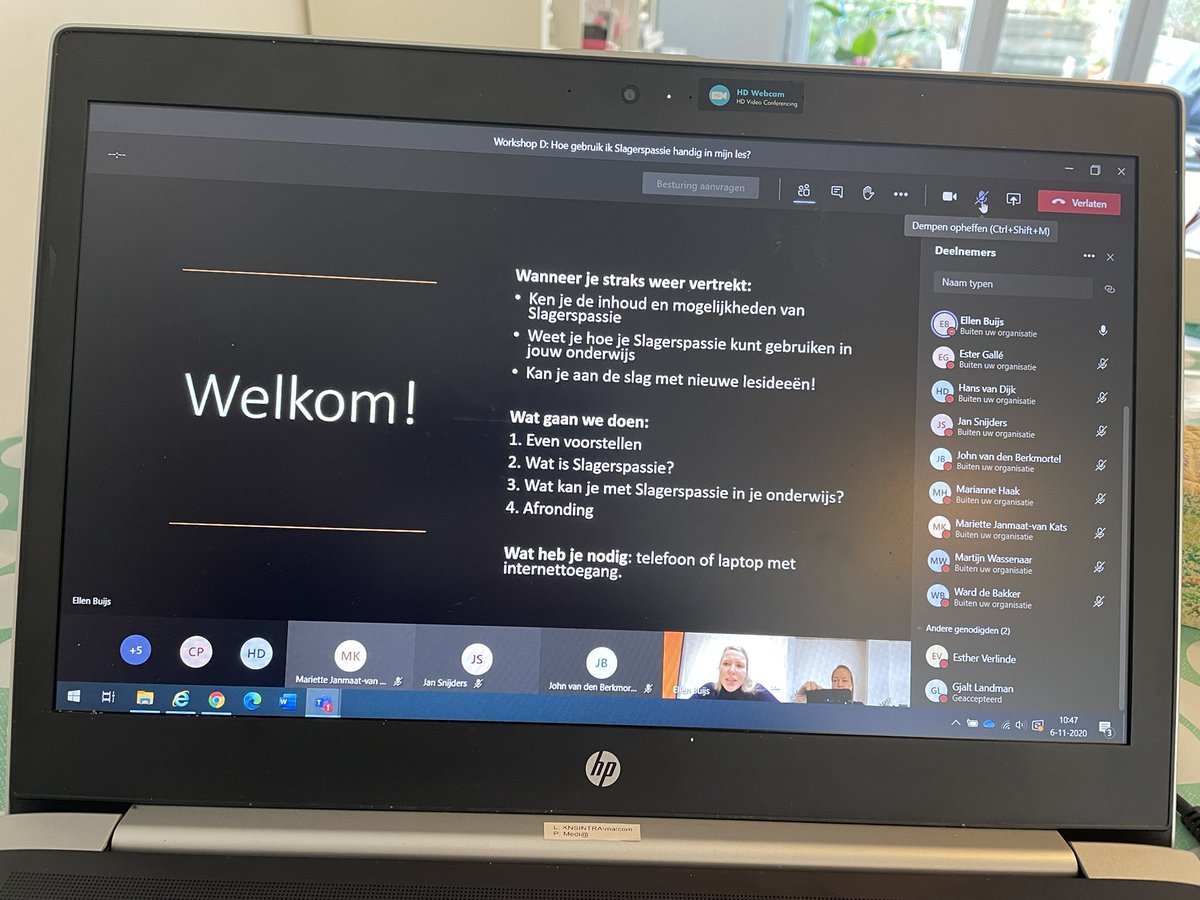 slagerspassie's tweet photo. Vandaag was Slagerspassie @KNSvoorslagers @Bespeakers digitaal te gast @SVO_Opleidingen om docenten kennis te laten maken met de inhoud. “Wat is er veel te zien” hoorden we aan het einde van de presentatie. #inspiratie #slager https://t.co/gWJ2oEJSAF