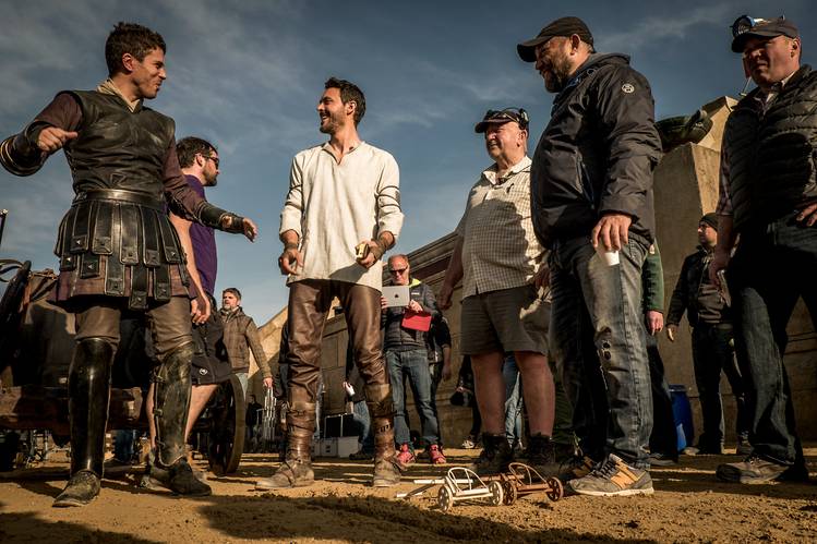VenetiaSarll's tweet photo. Feeling fed up - so here's some throwback pics of elegant #JackHuston shooting #BenHur2016. Just because...
#Lockdown2UK #QuarantineLife #coronavirus https://t.co/fsOfzpWSVt