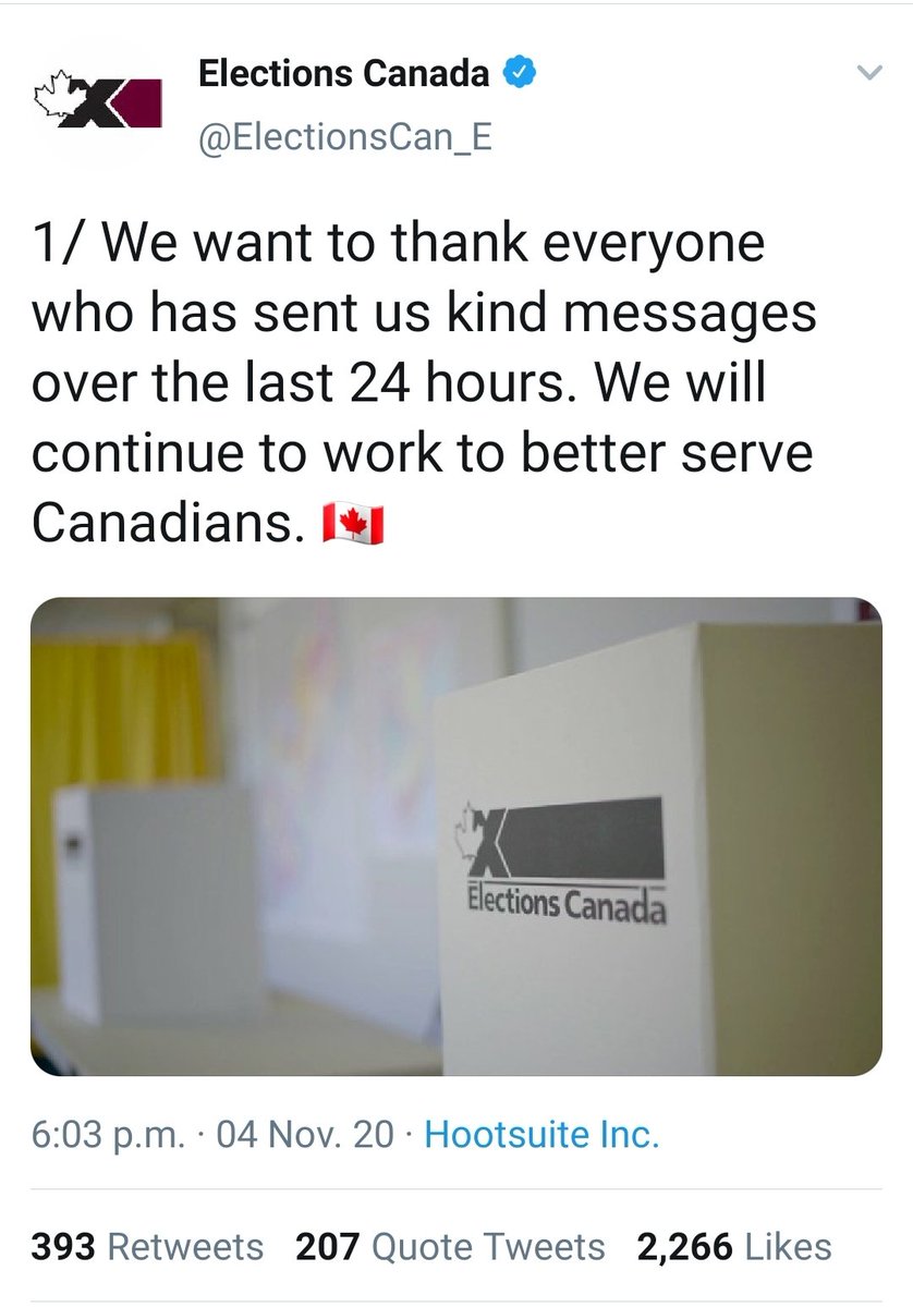 NoiseInNoggin's tweet photo. Meanwhile in Canada.....

Folks take time to thank their electoral process and are shown gratitude for their gratitude....

#cdnpoli #proudcanadian https://t.co/9NB1bSGy4C