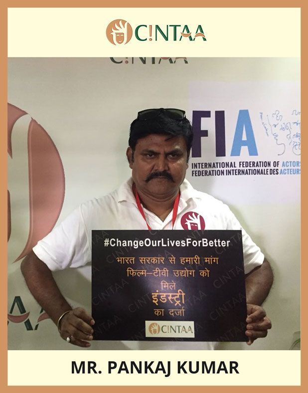 CintaaOfficial's tweet photo. #CINTAA #DemandForIndustryStatus : Mr. #Pankaj Kumar 
देश की अर्थव्यवस्था में एंटरटेनमेंट इंडस्ट्री का योगदान लगभग 1.75 लाख करोड़ रुपये, प्रतिवर्ष।सरकार की और से लाभ - शून्य| 
@Djariwalla @actormanojjoshi @amitbehl1  @sanjaymbhatia @rajeshwarisachd   @rakufired @GhanshyamSriv19 https://t.co/oOsQbXwj2s
