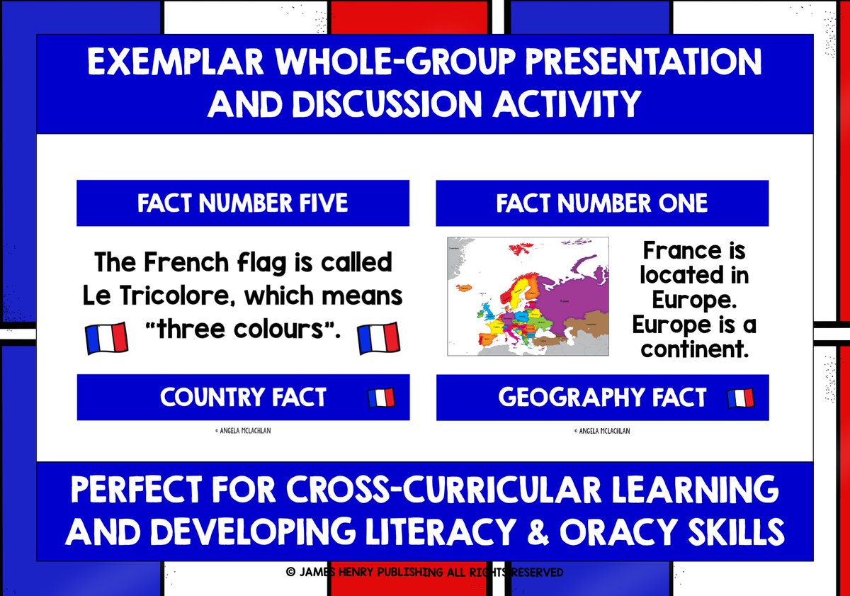 LivelyLangs's tweet photo. France Facts & Activities : FRIDAY FREEBIE : Allez télécharger ! #primaryfrenchimmersion #primaryfrench #elementaryfrench #mfltwitterati #learnfrench #frenchfreebie #fridayfreebie #frenchteacher #mfl #frenchresources #francefacts https://t.co/VsOJcx2VdX https://t.co/OPK75z2tjA