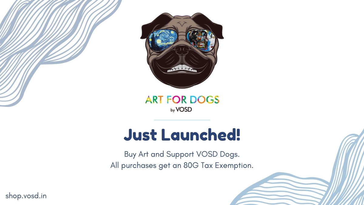VOSD1's tweet photo. WE JUST LAUNCHED THE VOSD STORE!
You can now support our dogs by purchasing ‘Art for Dogs’.
Visit: https://t.co/CEVVIw0oeQ
P.S. We have more products coming up for you & your doggo & will stock these shortly.
#dogs #doglovers #petcare #petproducts #artfordogs #storelaunch https://t.co/GWA6NmH5YH