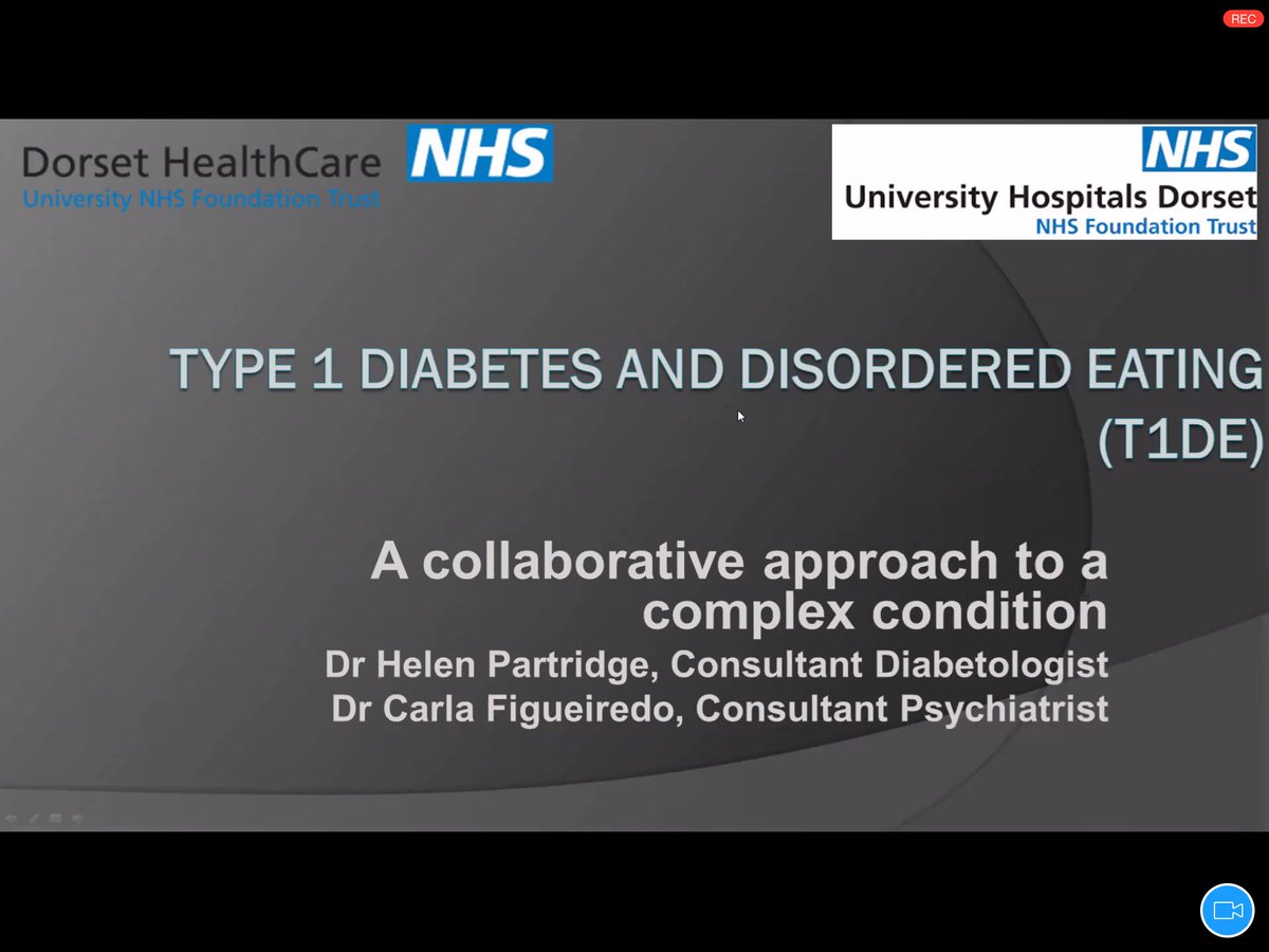 Type 1 diabetes and eating disorders: really important topic  #RCPsychED20