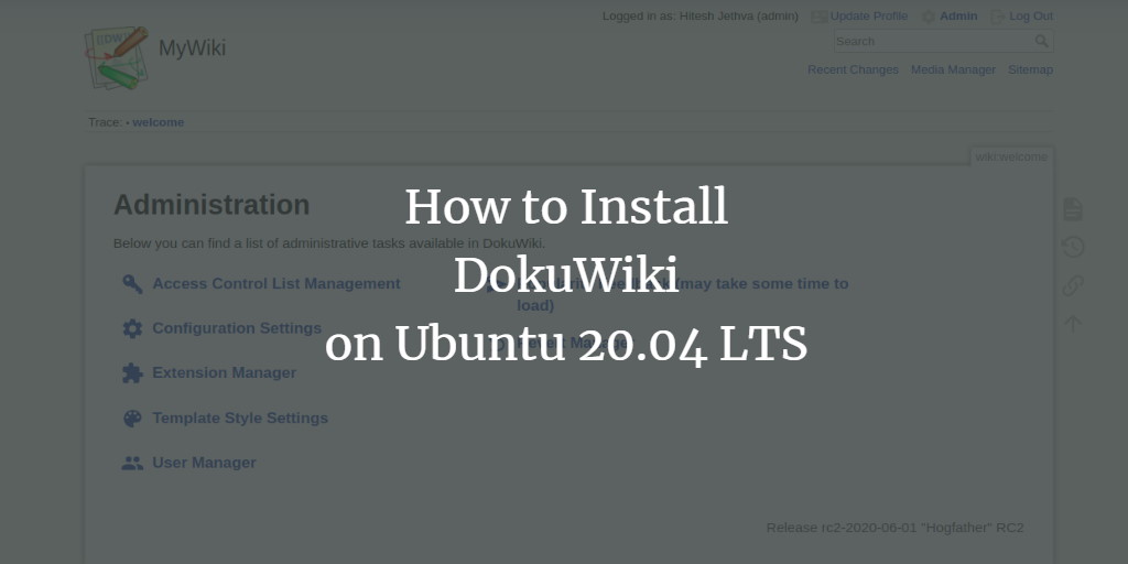 howtoforgecom's tweet image. How to Install #DokuWiki with #Apache and Let's Encrypt #SSL on #Ubuntu 20.04 LTS. howtoforge.com/how-to-install…