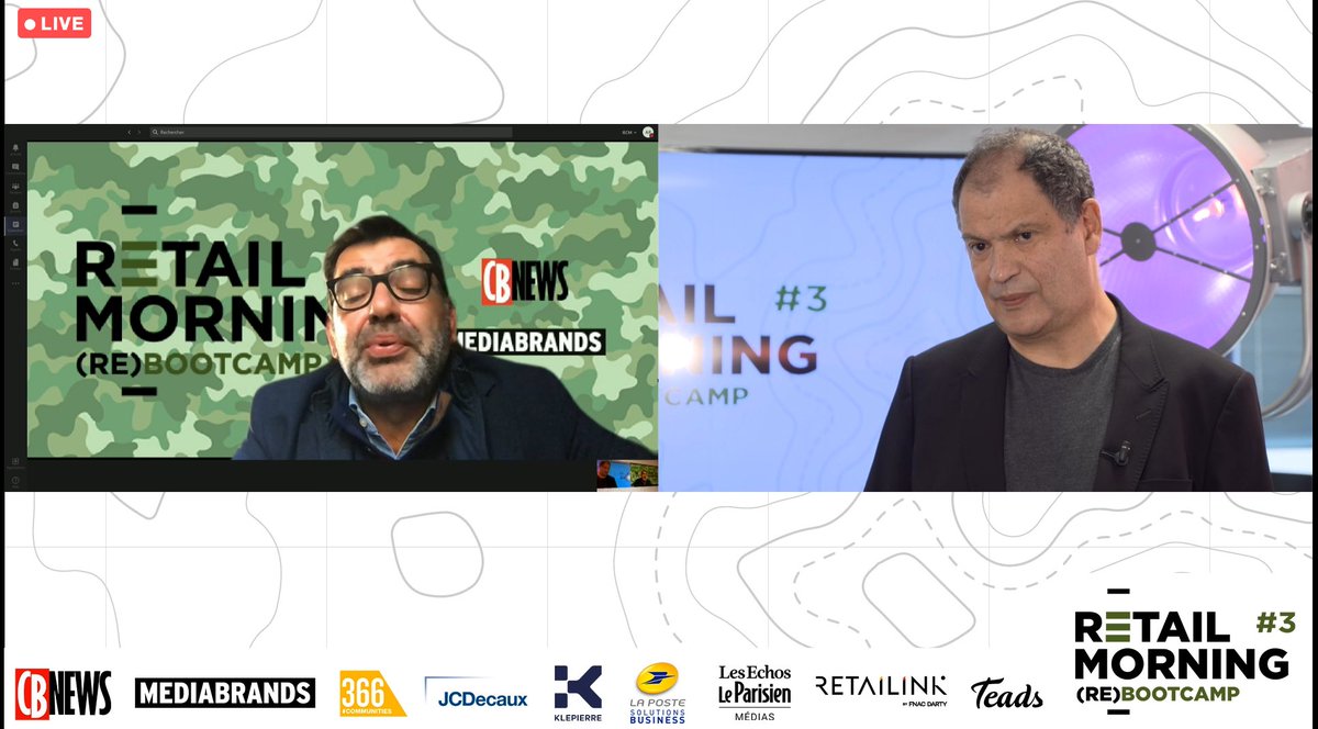 « C’était une matinée énergisante &amp; enrichissante. On a beaucoup progressé grâce à cette période et finalement, 2021 sera branding ou ne sera pas. » @bertrandbix, Initiative France. #RetailMorning20