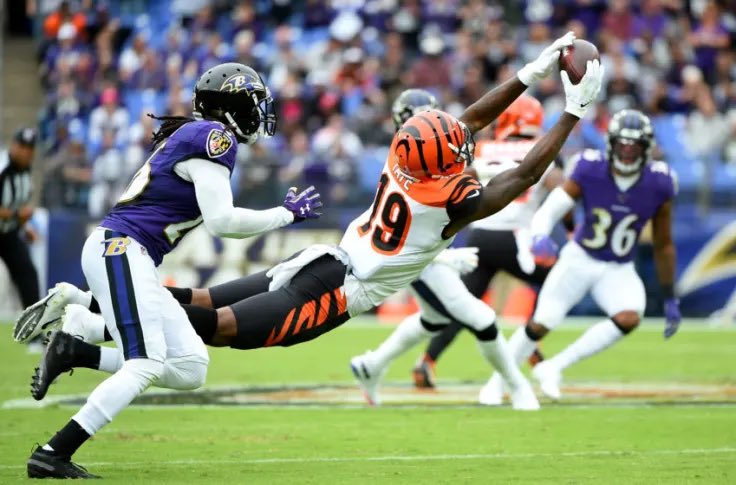 TalentTate gets knocked for his 4.68 speed, stiffness and lack of separation but makes up for it with his catch radius, strong hands and physical ability to jump up and make highlight reel grabs through traffic & contactHe's very effective on short routes and is an EZ threat