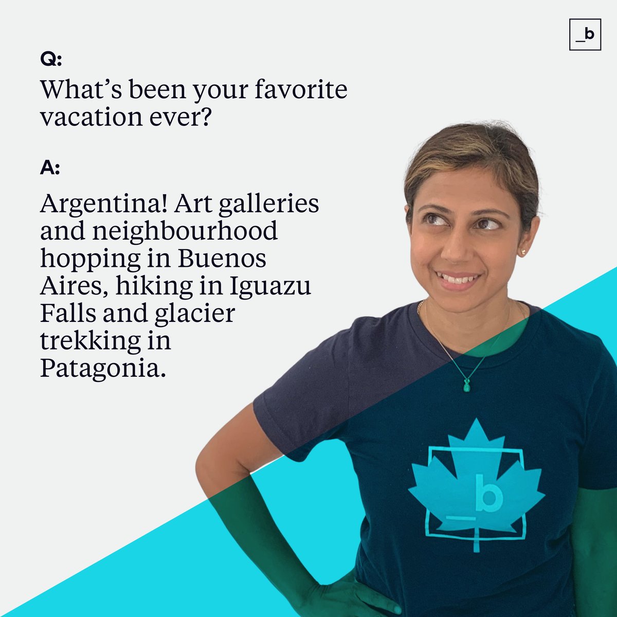 It's Meet a Builder time! Say hello to Yasneen Ashroff and learn what she loves about her hometown of Toronto – and about her favorite vacation spot. #BuildYourFuture