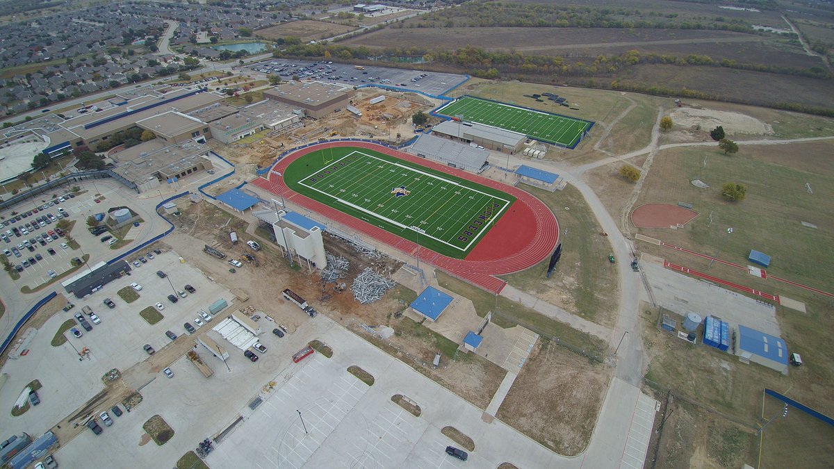 Level99Videos's tweet photo. A New Look Coming.  Construction has fully engulfed Pioneer Stadium.  @BosFootball https://t.co/SU22iZn78f
