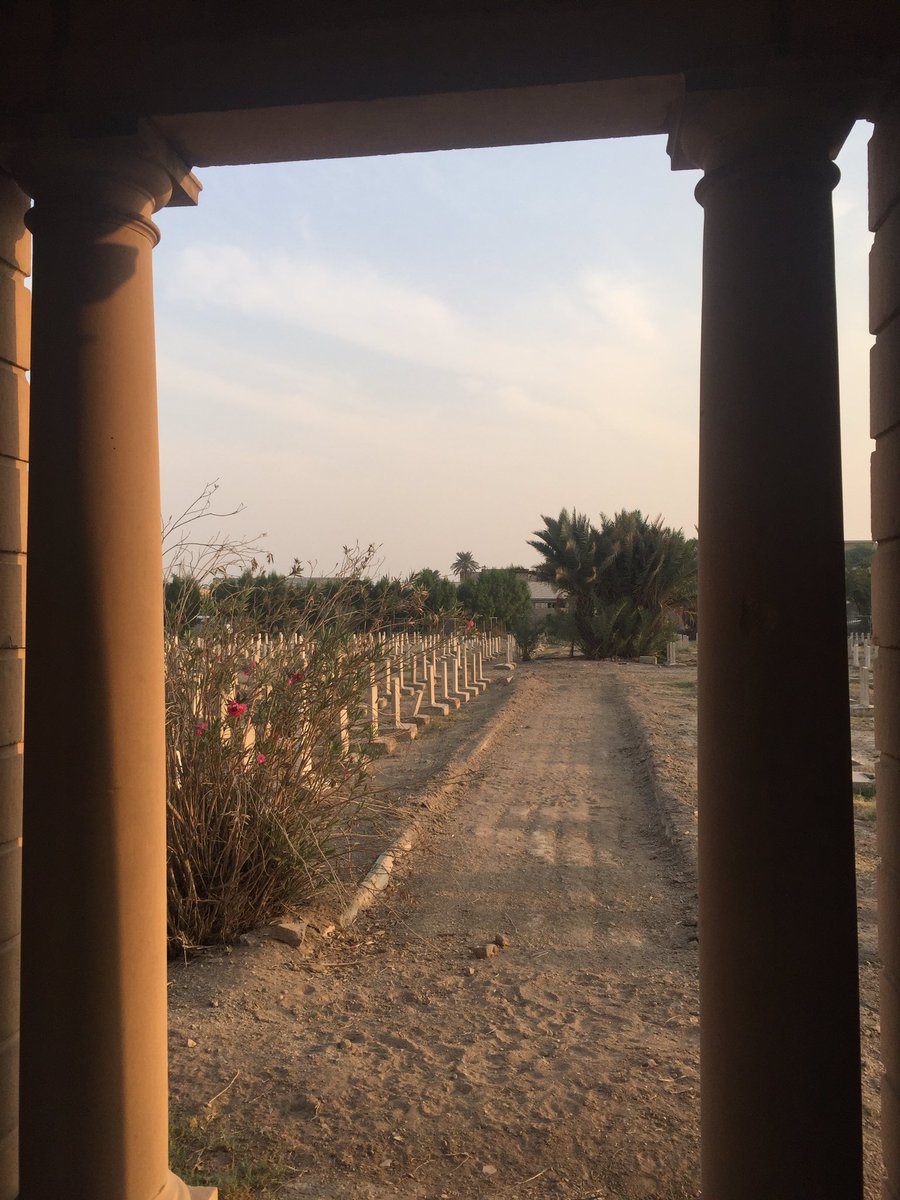The graveyard contains the grave of Sir Stanley Maude, who died in Baghdad of cholera in November 1917.