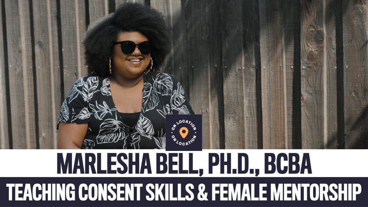 TeamOnLocation's tweet photo. Teaching Consent Skills &amp; Female Mentorship w/ Marlesha Bell, Ph.D., BCBA
https://t.co/s1h3RylQAA #Consent #Leadership #BehaviorTwitter #BCBA #ABA #BehaviorAnalysis If you dig this, you may enjoy our courses: https://t.co/9GJgpiLrtA https://t.co/UBK0DcyFTp