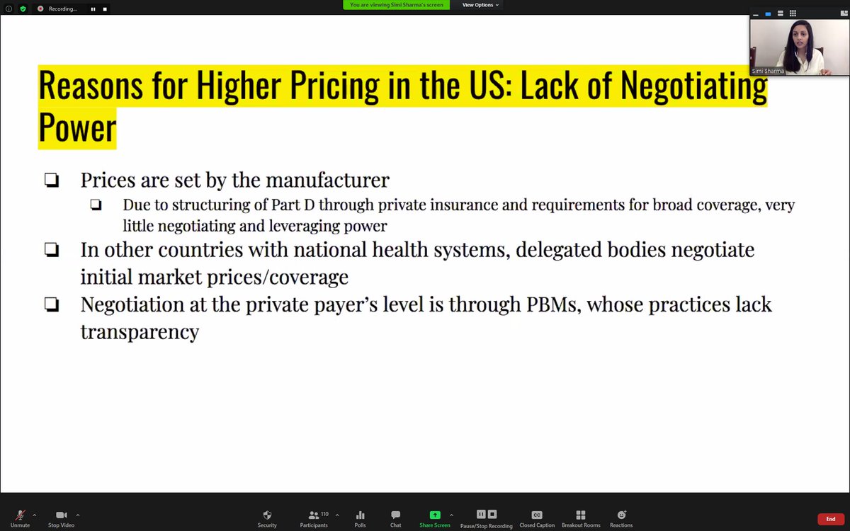 Grand Rounds this morning by our PGY3, Dr. Simi Sharma, on 'The Cost of Drugs in America'.