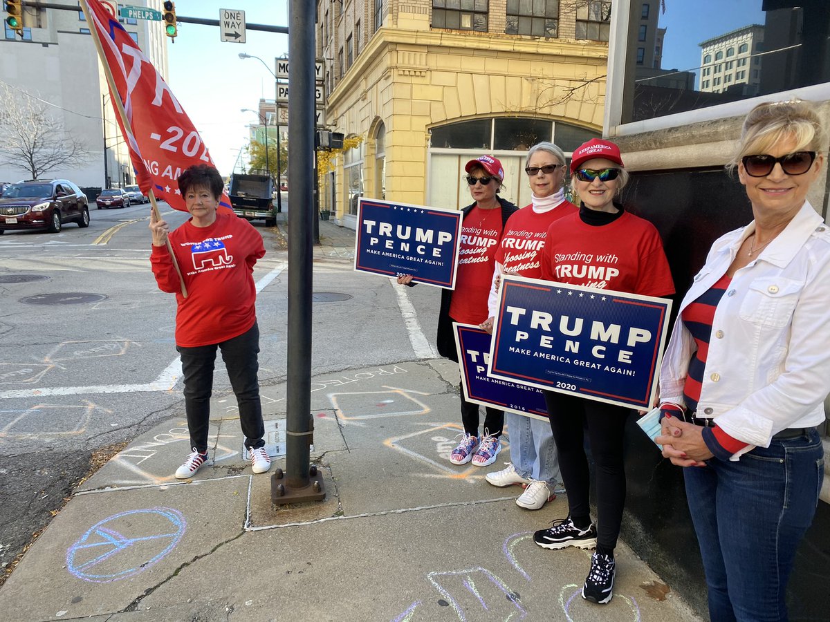 NOW: Trump supporters are downtown. I’ll be live at noon with why they say they want all legal votes counted.