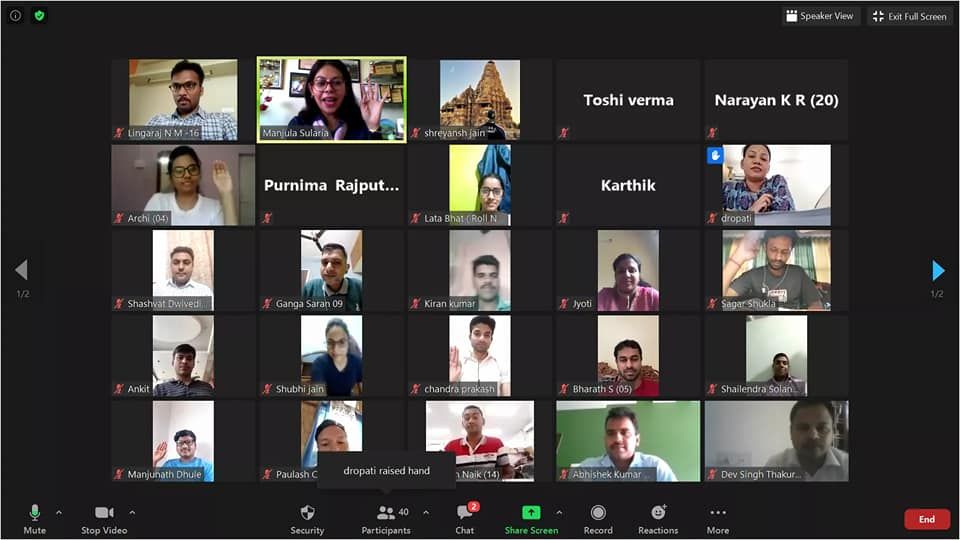 Transformers1_8's tweet photo. eel proud to announce that we are all on and moving ahead most progressively with our #OnlineSessions on #humanresourcesmanagement and relevant practices as part of the induction program for #ForestRangeOfficers from the 5 states of #karnataka #MadhyaPradesh #mezoram #chattisgarh https://t.co/r7UQflTZnX