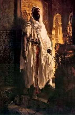 African Moors who introduced learning and civilization in Spain._The Moors began invading Spain around 711 AD when an African army, under leader Tariq ibn-Ziyad, crossed the Strait of Gibraltar from North Africa invading the Iberian peninsula ‘Andalus’ (Spain under Visigoths).