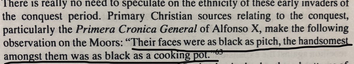 Tarik Ibn Zayid led 300 Arabs and 6700 Africans in conquering Spain around 700 A.D.A European scholar sympathetic to the Spaniards remembered the conquest in this way:  And second image from Alfonso X description. 