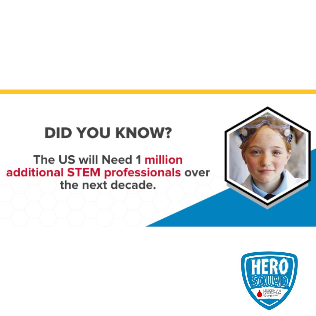 Sunday is National STEM/STEAM day and we are excited to announce that LLS is offering schools their very own STEM curriculum for grades K-8 when they participate in Hero Squad! Get your school started today at herosquad.org