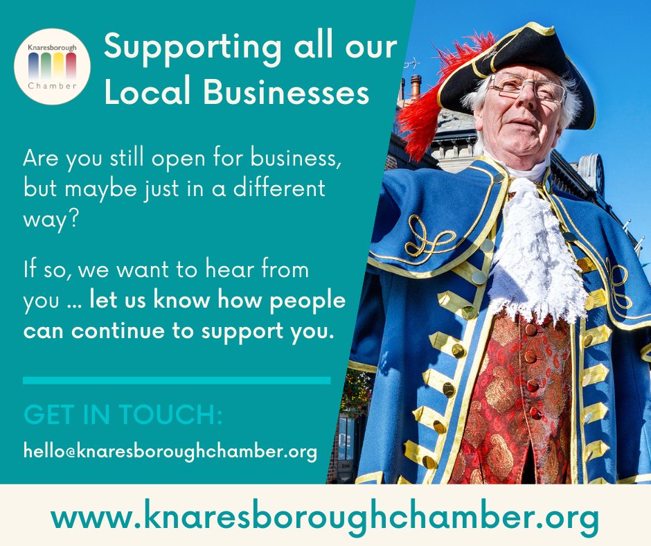 knaresboroughct's tweet photo. We want to do all we can to support local businesses of all types at this difficult time and help others do the same. If you're a #Knaresborough business, email hello@knaresboroughchamber.org and let us know how people can access your services during November #supportlocal https://t.co/Mns80GW4qo