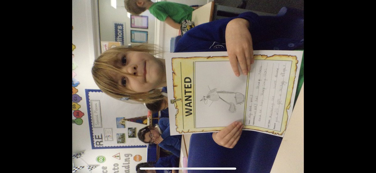 NET_Katherines's tweet photo. In @BillyMonger class we have been reading #TheThreeLittlePigs 🐷. We've made #WANTED posters to help the #police catch #TheBigBadWolf 🐺. Hopefully he won't be blowing down any more houses of upsetting anymore pigs if he's caught! 🏠 #NETKPA #NETAcademies #Reading #SchoolWork https://t.co/xAfh2juMc2