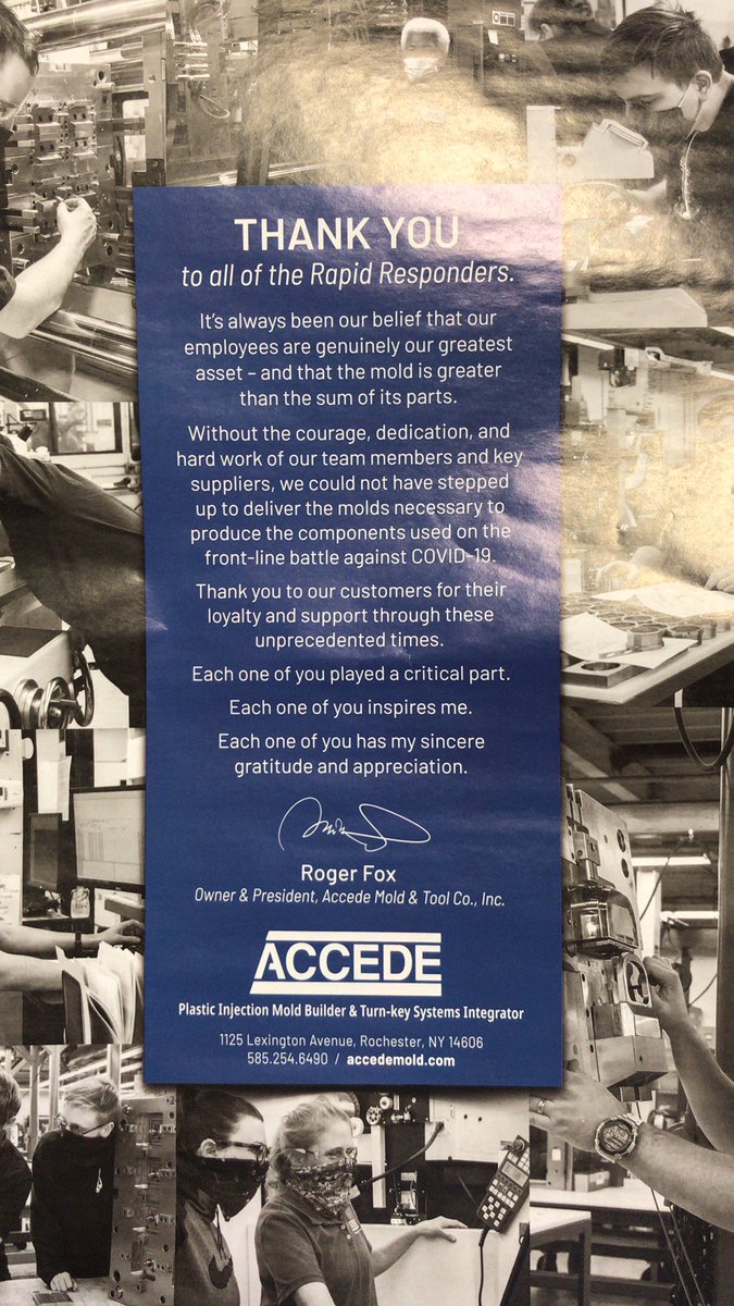 HASCOAmerica's tweet photo. Just got a chance to read up a little...nice form @AccedeMold @plasticsnews Happy Friday everyone https://t.co/FsexMP8mbC