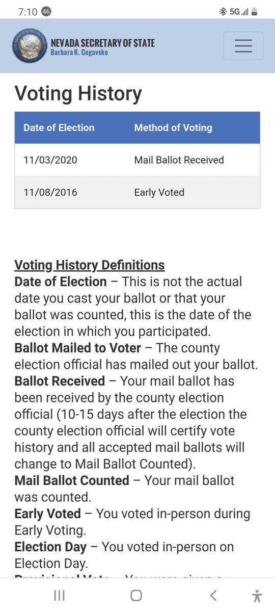 KatOnTheWeb's tweet photo. I dropped my ballot 🗳 at The Arroyo Market Square on Fri, Oct 30th between 1:45 &amp; 2:02 pm and my ballot has still not been counted. It's only been received.  #MailInBallots #ballotcount #BallotTampering #nevadaballot #nevadaballotfraud https://t.co/txAdccdzjH