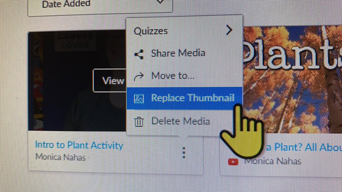 monicammn's tweet photo. Did you know you could change your thumbnail in a @CanvasLMS Studio video?
Learned this at the #CanvasTXStatewideUG #CanvasLovesTexas #TxEdTech #CanvasLMS https://t.co/KnFjDbzQsm