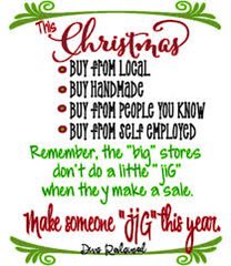 So true! #buyhandmadethischristmas #buylocal #buyselfemployed #handmadesellers #etsysellersofinstagram #handcrafts #buyhandmade #buyart #christmasgiftsideas #christmasgifts