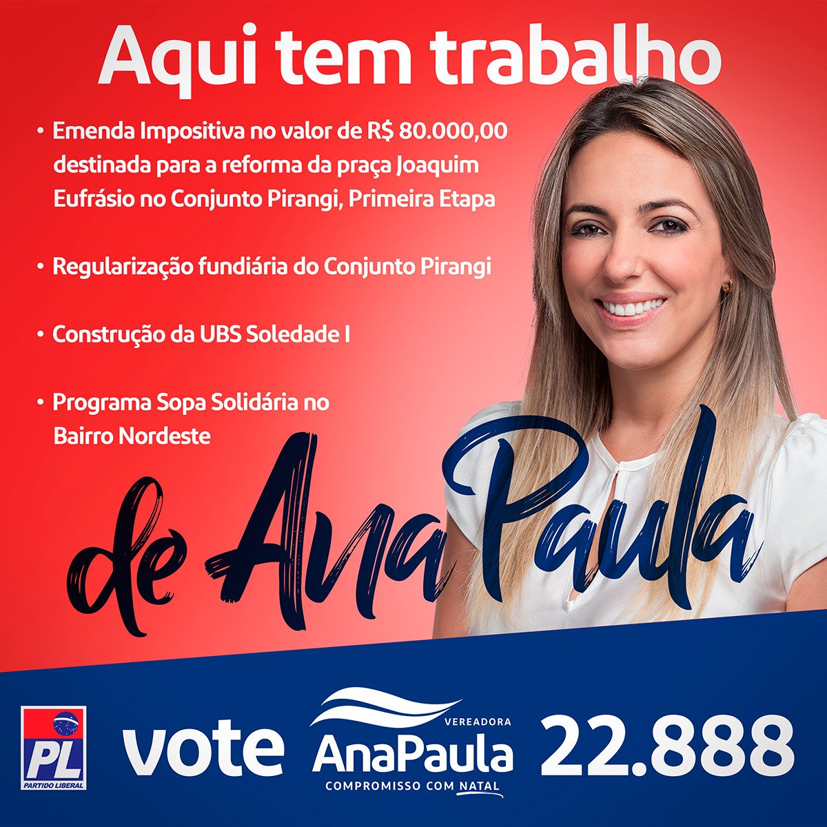 veranapaula's tweet photo. Essas são algumas das nossas lutas.
Estamos sempre trabalhando a favor da população de Natal.
Vote Ana Paula 2️⃣2️⃣8️⃣8️⃣8️⃣
#VereadoraAnaPaula
#CompromissoComNatal
#TôComAnaPaula https://t.co/aVIUXBf1vj