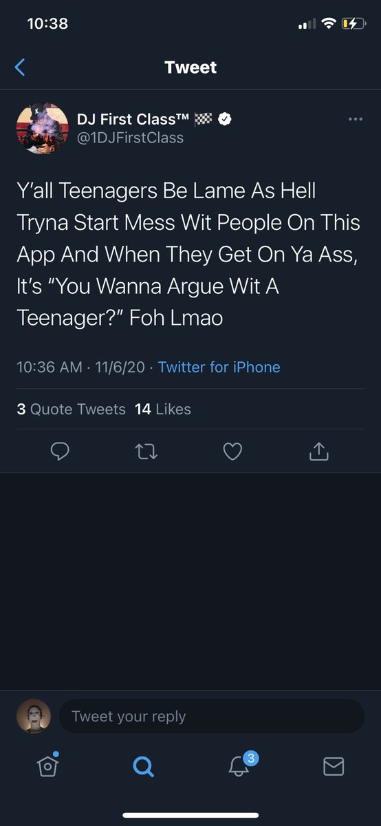 YoungJRoc's tweet photo. @Delta4PF @1DJFirstClass @AthleteMost @KingVonFrmdaWic Made a whole tweet bout u 😭 https://t.co/0zdmXITRgu