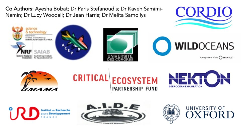 Particularly big thanks to  @AyeshaBobat  @water_nomad  @Paris_St_V, the Comoros expedition team & all funders for making this work possible! And thank you  @BES_Tropical  @BESConservation for this event 