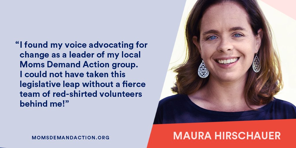 MomsDemand's tweet photo. Illinois Moms Demand Action volunteer Maura Hirschauer won a seat in the Illinois State House!
Congratulations, @votemaura! https://t.co/Tfi92v1YJz