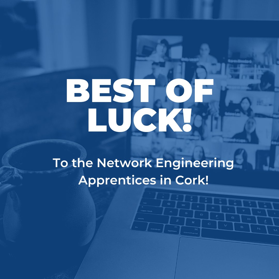 FastrackintoIT's tweet image. 🎉 BEST OF LUCK TO ALL THE #TECHAPPRENTICES WHO STARTED IN CORK ON MONDAY!! 🎉
Congratulations to each of you, we wish you every success and look forward to supporting you on this journey!
#techapprenticeship #networkengineering @CorkETB @SOLASFET