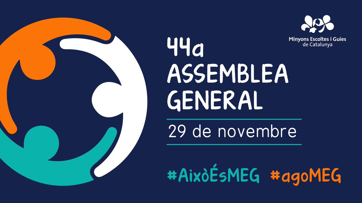 [AGO 2020 ]  Arriba la segona convocatòria per a l'AGO 2020, que passa a un format online, i s'obre el periode d'inscripcions.

Tota la info 👉🏼 escoltesiguies.cat/noticia/24373/…