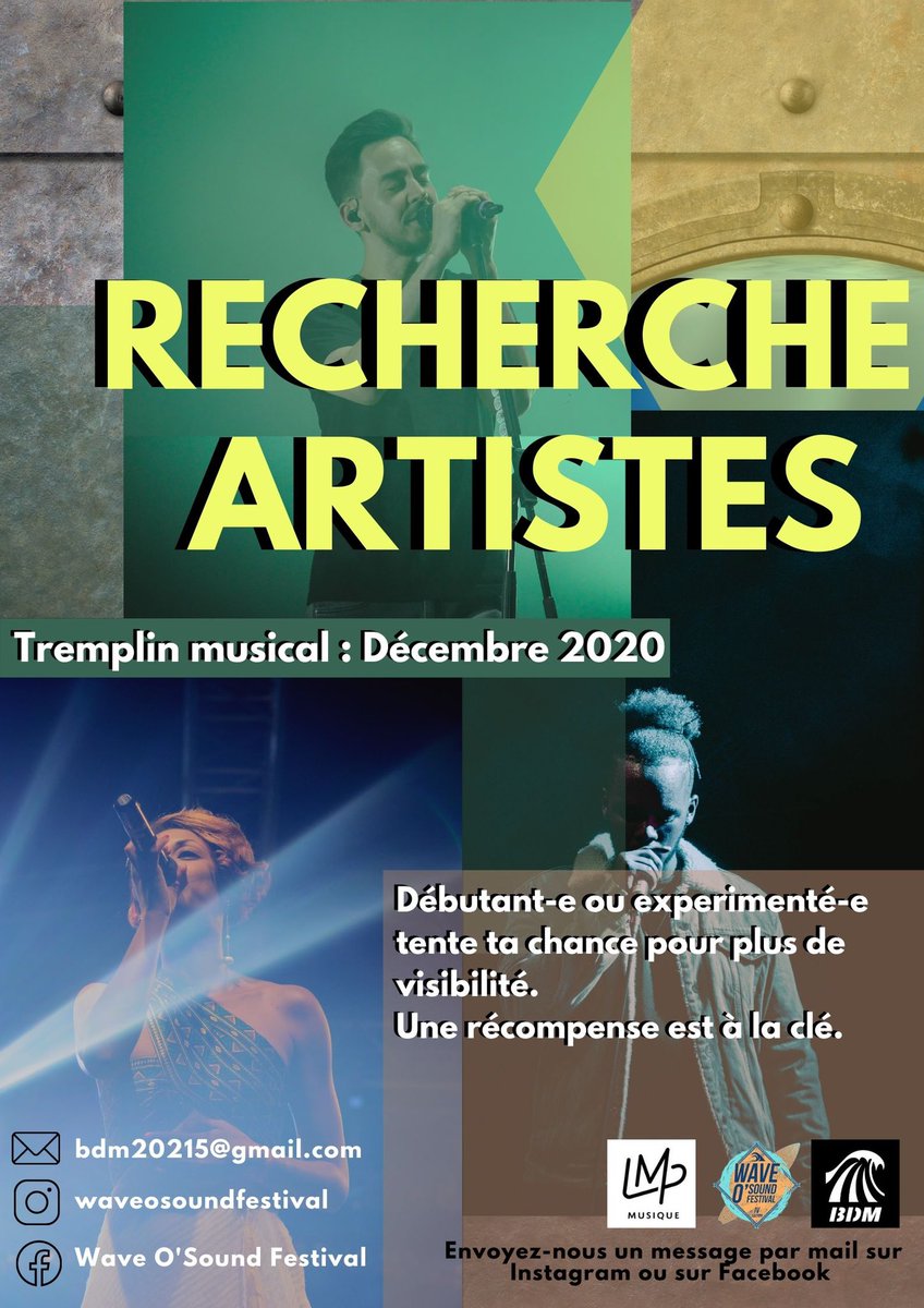 Nous invitons les étudiants musiciens/chanteurs amateurs motivés et passionnés a tenter leur chance de se produire.
Intéressé ? Contacte nous en DM sur nos réseaux. 

🌊 Bi-sous marin

#Concours #Etudiants #SaintNazaire #WOS  #waveosound #music #concert