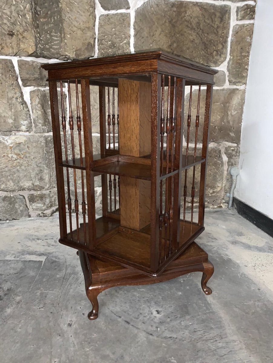 MendItForMoney's tweet photo. With lockdown the sequel setting in we have no doubt that you’re looking to catch up on some reading. Whats better than this to store all those new books, than in this Gorgeous antique Edwardian rotating bookcase.  
For more details and price check out the link in our bio. https://t.co/dQiIibEzrd