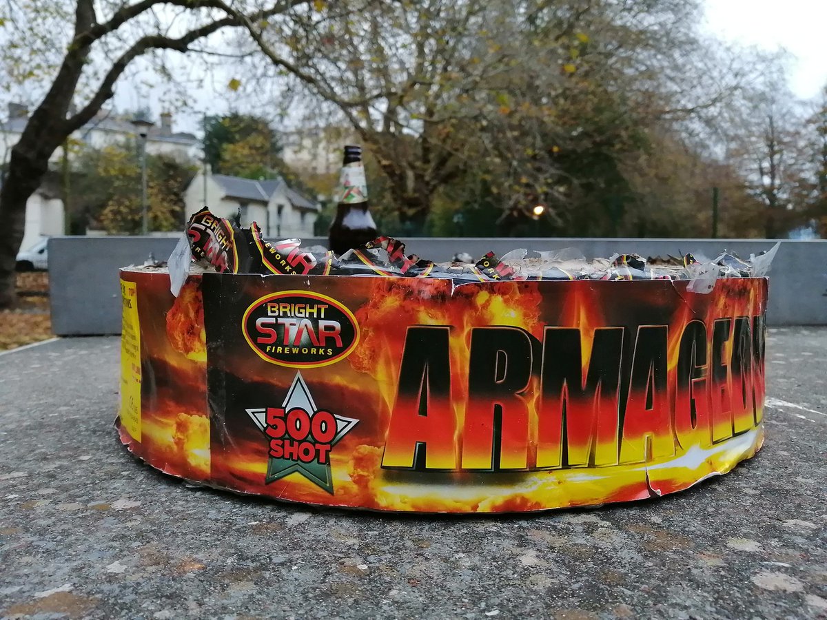 BlondieStam's tweet photo. This is what I came across walking my dog in the LOCAL PARK today. #fireworks like this should NOT be sold to the public. It not only affects animals but people with PTSD & others. #banfireworks unless it's a public display #Council #governmentofficials #UKGovernment https://t.co/2IBSXEFcsa
