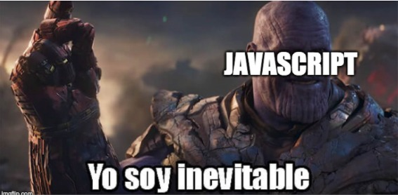 oscaruhp's tweet photo. ¿Profe y tengo que aprender JavaScript?

Mira el meme: https://t.co/Zpt9UIOvvP