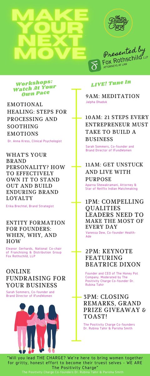 ThePositivityC's tweet photo. This SUNDAY: Virtual conference! Check out the speakers and grab a ticket! https://t.co/Gxg0Lj6tSq #womensconference2020 #virtualconference #womenempowermentconference https://t.co/ilXu5Klwsg
