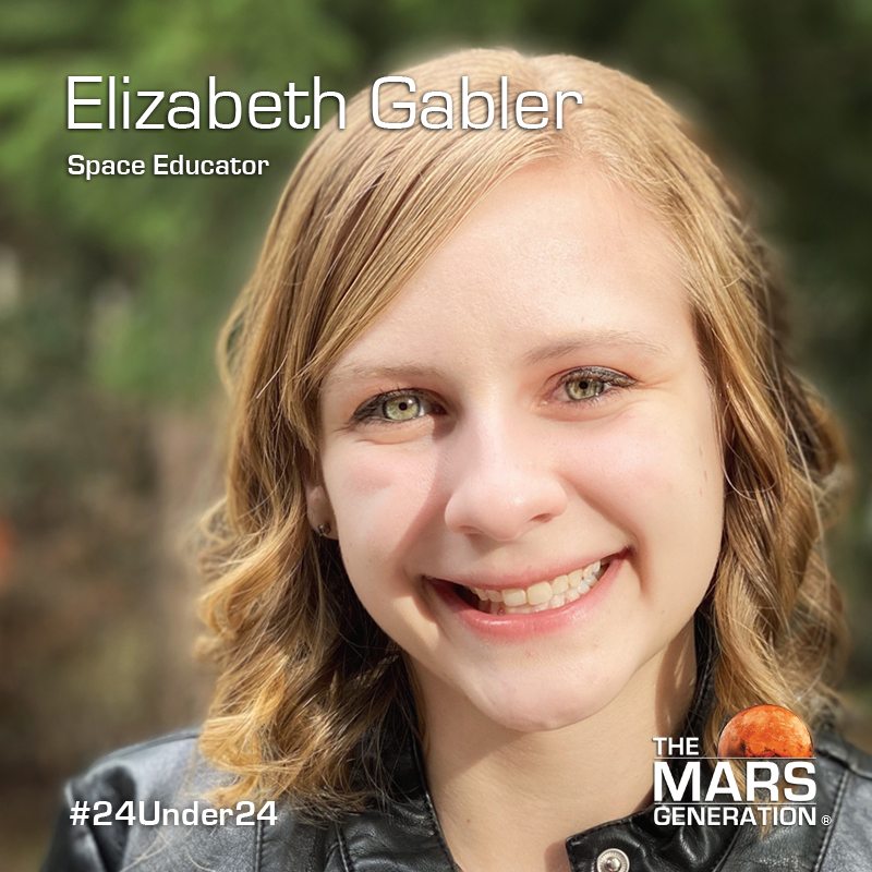 TheMarsGen's tweet image. We&apos;re thrilled to see one of our impressive #24Under24 winners making headlines in this @WXII article. Elizabeth Gabler is one of the top young #STEM innovators in the world, and is dedicated to inspiring young people about #space!

Read about her here: wxii12.com/article/elizab…