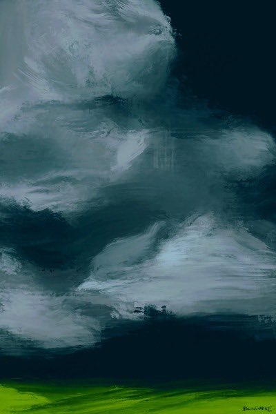 blindwire_art's tweet photo. When you don’t know what to do with yourself so you just paint cloudscapes for some semblance of calm... https://t.co/9mBOYH3i6B
