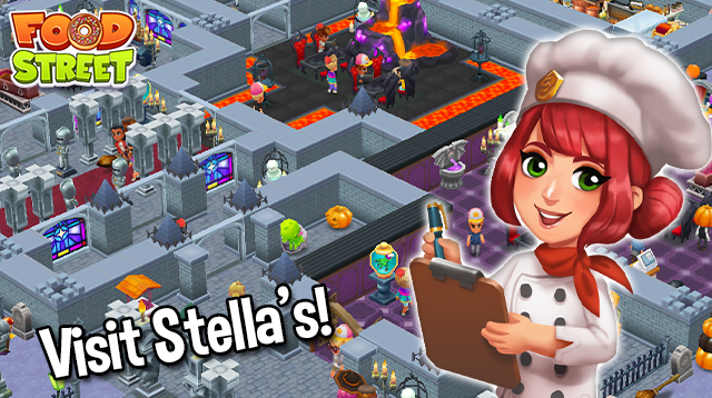 PlayFoodStreet's tweet photo. The candy bowls are stocked and spiderwebs are up  - Stella is ready for the pumpkin season! Head over to Stella's for decorating ideas and inspiration! https://t.co/V7AK0ZzvZk