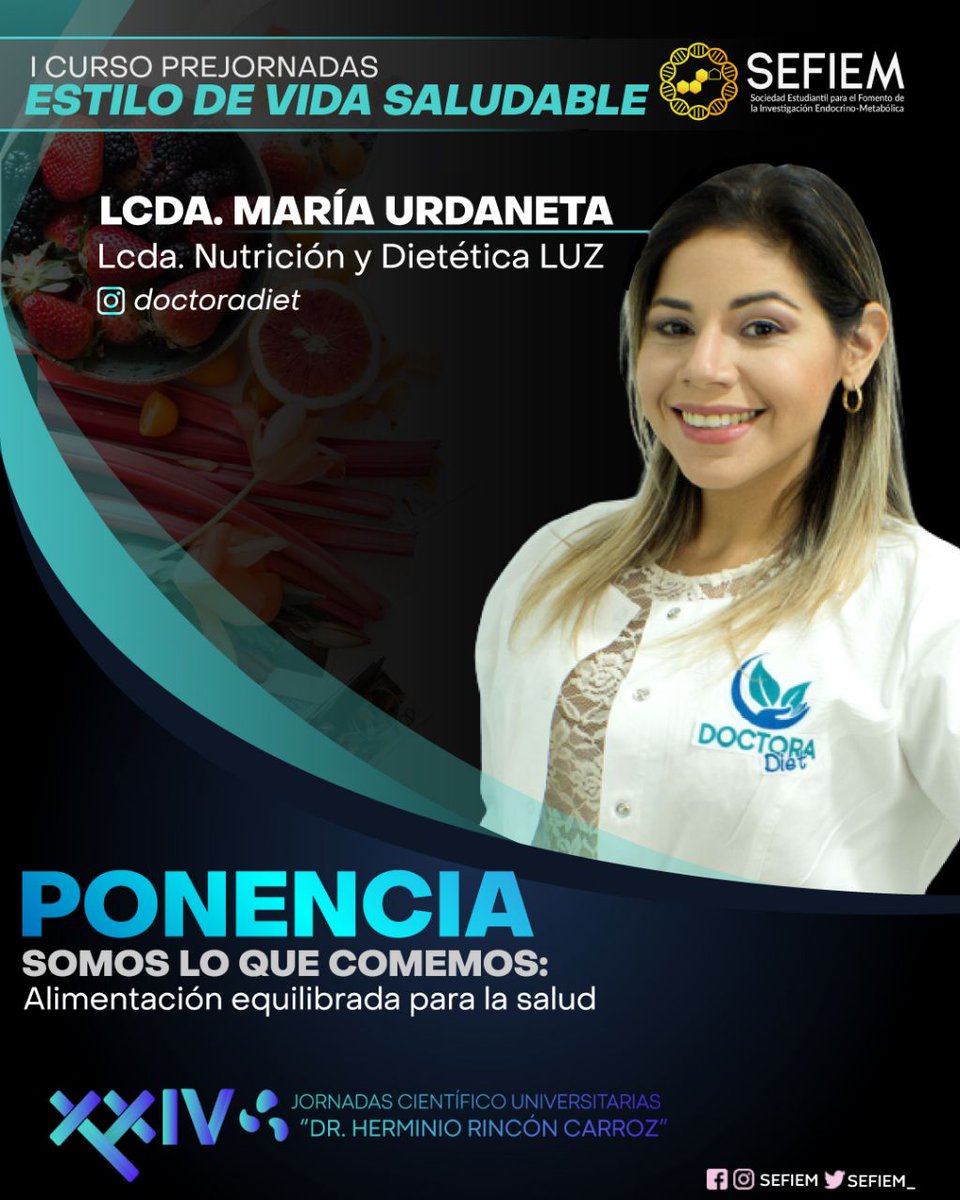 SEFIEM_'s tweet photo. En el marco de nuestro I Curso Pre-Jornadas "Estilo de vida saludable", nos complace presentar a los especialistas que nos acompañarán dictando las mejores ponencias👨‍⚕️👩‍⚕️ 
1/2 https://t.co/x10uDMb1VU