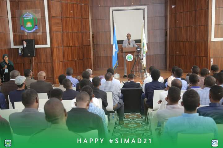 SIMADUniversity's tweet photo. A well-organized event was held at the University Headquarters, it was attended by all administrators, lecturers, students, SIMAD Alumni as well as other dignitaries. Happy #SIMAD21.
#SIMADDAY https://t.co/3AzOfHFqCn
